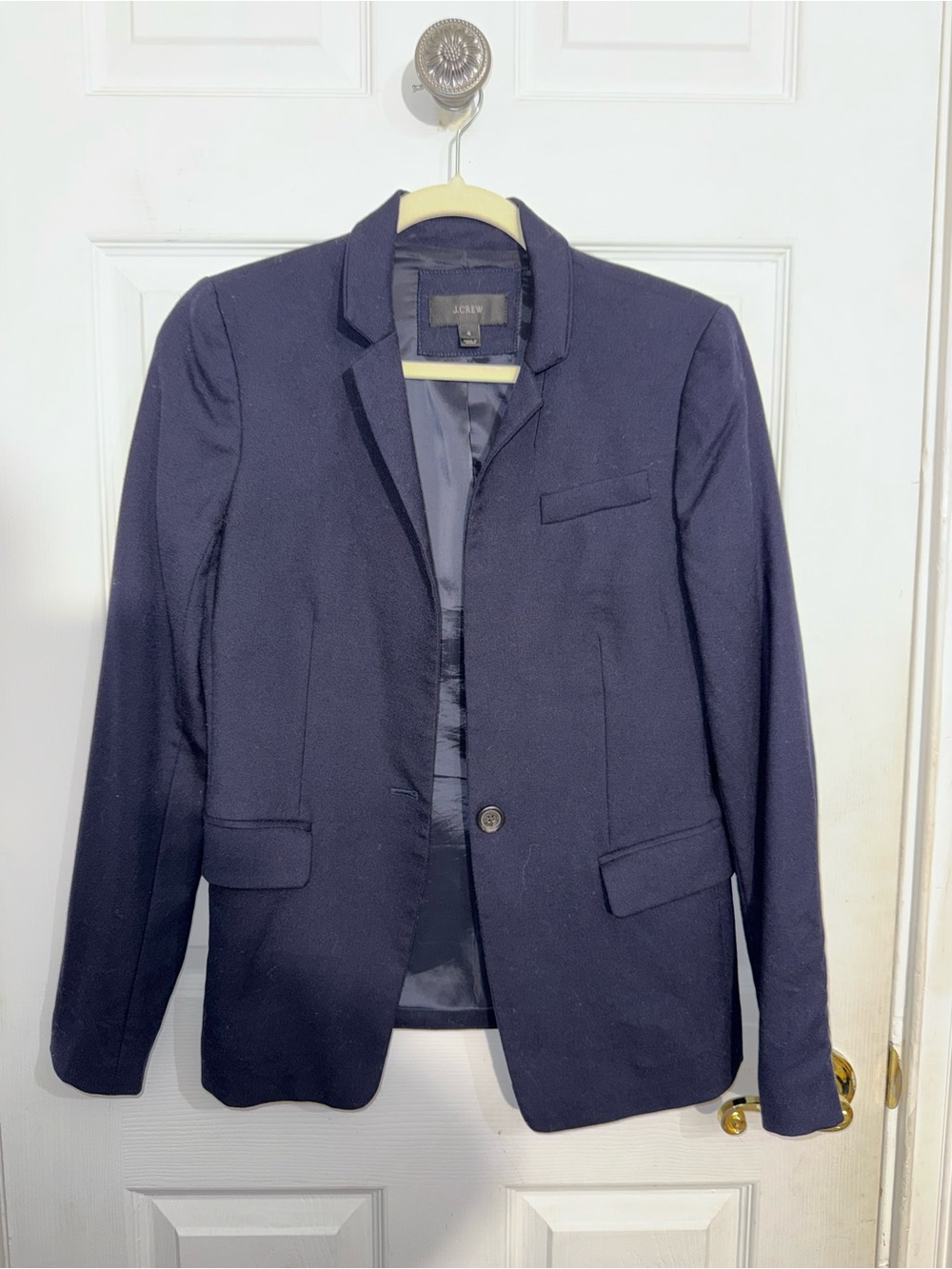 J. Crew Women’s Navy Single-Button Blazer 4